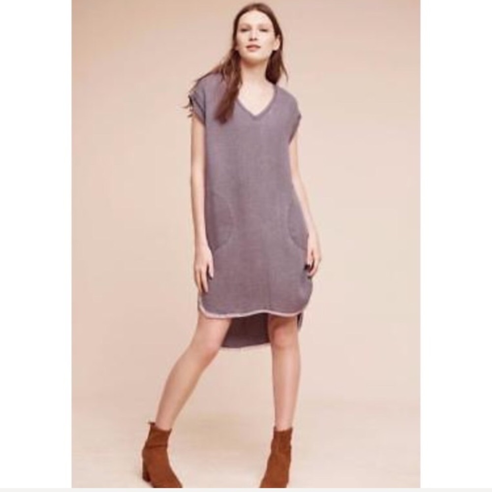 Cloth & Stone Frayed Tunic Dress